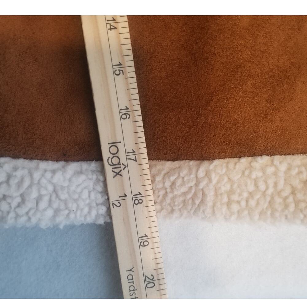Art Class Girls Faux Suede Sherpa Moto Jacket - Picture 9 of 9